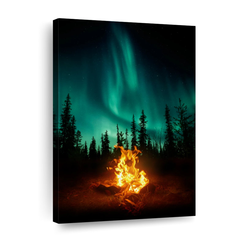 Sur toile, H 20 po x l 30 po x P 1,25 po