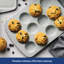 Ensemble de plaques de cuisson en céramique 8 pièces de qualité supérieure, antiadhésives pour biscuits, pains, gâteaux, brownies et muffins