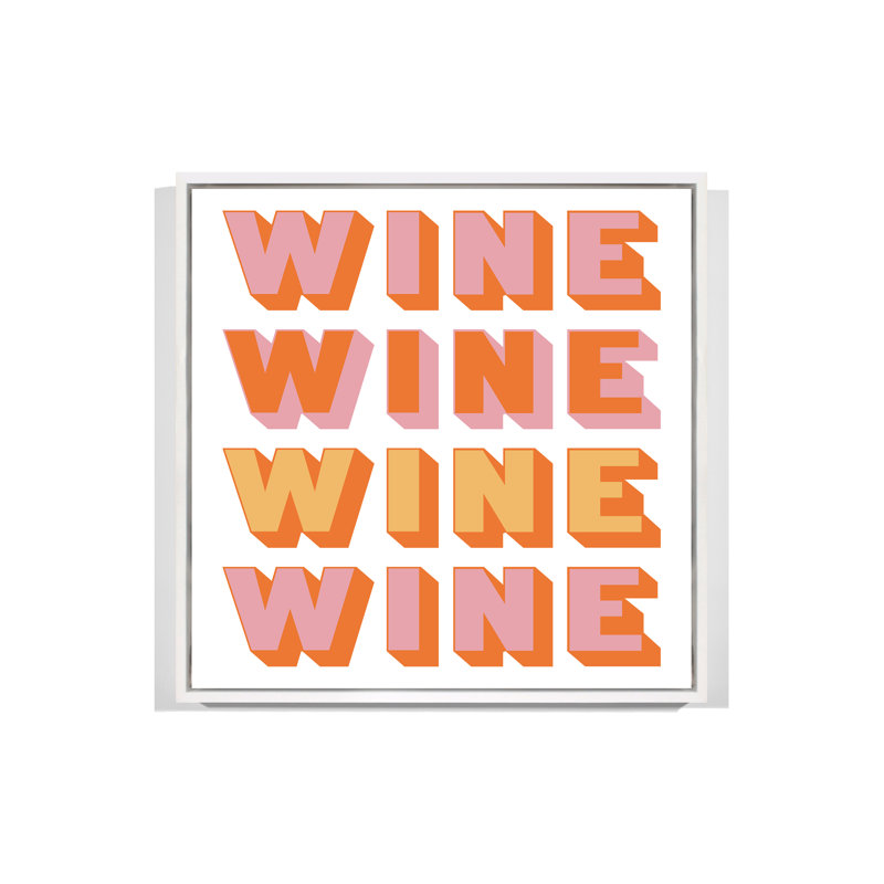 Wine Print by Yaffa G, 31" H x 29" W, White Floater Framed