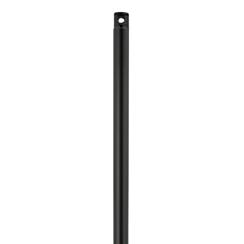 Visual Comfort Fan 72" long 1/2" diameter threaded coastal ceiling fan extension downrod in Midnight Black finish