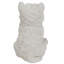 Statue chiot terrier blanc
