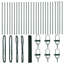 Vidaxl Hexagon Fence Steel-114621925-114621924