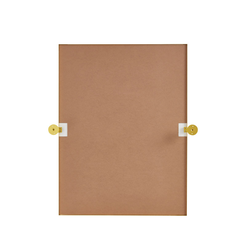 Belfield Metal Wall Mirror, Gold, 24" x 32"