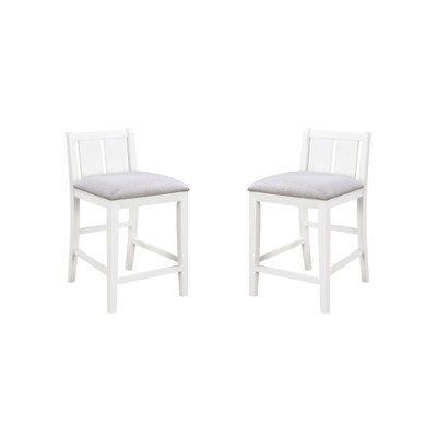 Ensemble de 2 chaises à hauteur de comptoir Gregorio