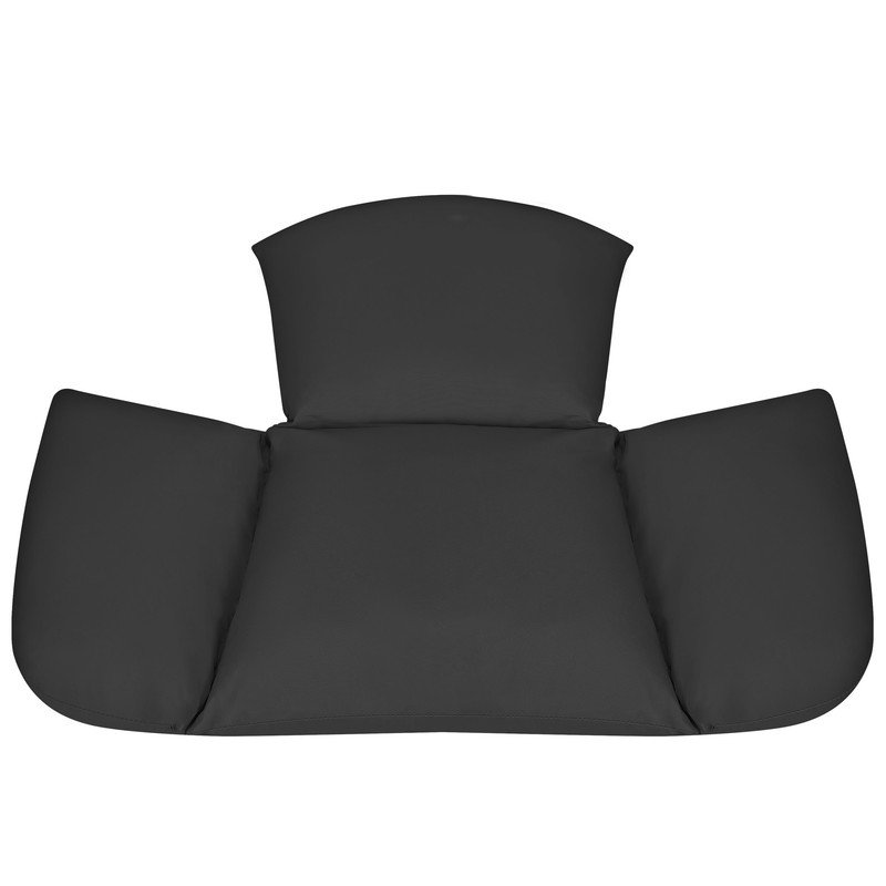 Coussin de chaise Nest, Gris foncé