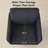 Black Upholstered Swivel Barrel Accent Chair-1204468815