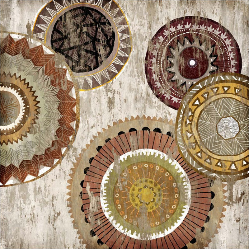 «Native Circle II» par Edward Selkirk, art mural encadré