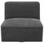 Chaise pivotante rembourrée sans accoudoirs -1653473434