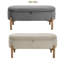 Banc relevable avec pieds en bois massif, banc d'angle pour hall d'entrée-82904981