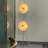 White Iron Free form Floor Lamps