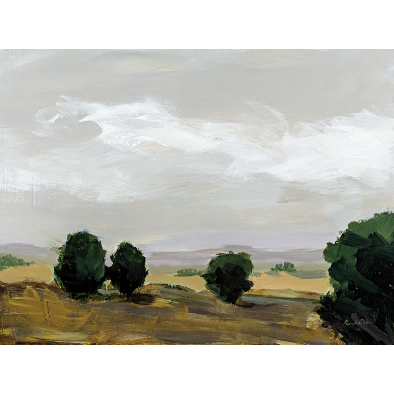 «Autumn Fields» par Pamela Munger - reproduction d'art sur toile tendue, L 32 po x H 24 po