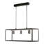 Burns 3 - Light Black Kitchen Island Pendant