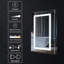 Armoire à miroir encastrée ou à surface 30 po H avec désembueur et tablettes réglables H-1309786879-1309786624