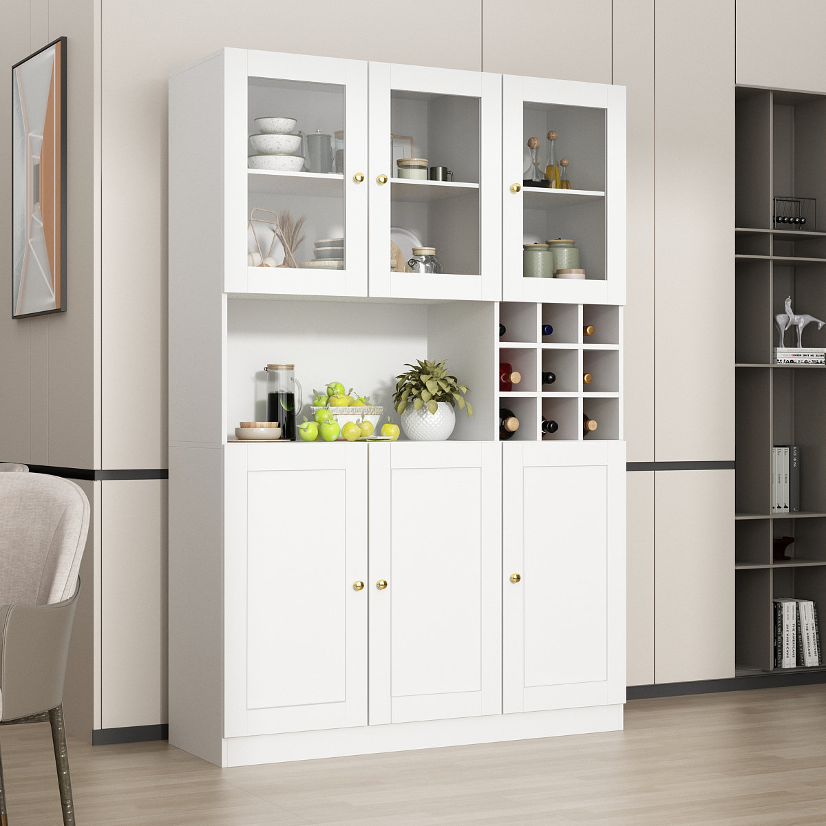 Latitude Run® Ebling 70.9'' Kitchen Pantry | Wayfair