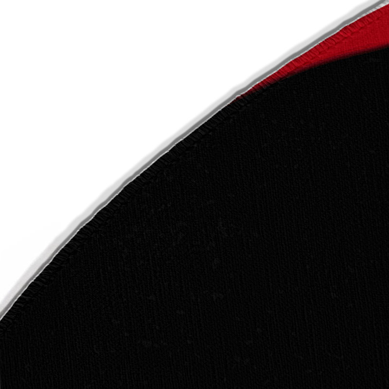 Infernal Edge Indoor And Outdoor Area Rug, Round 5'