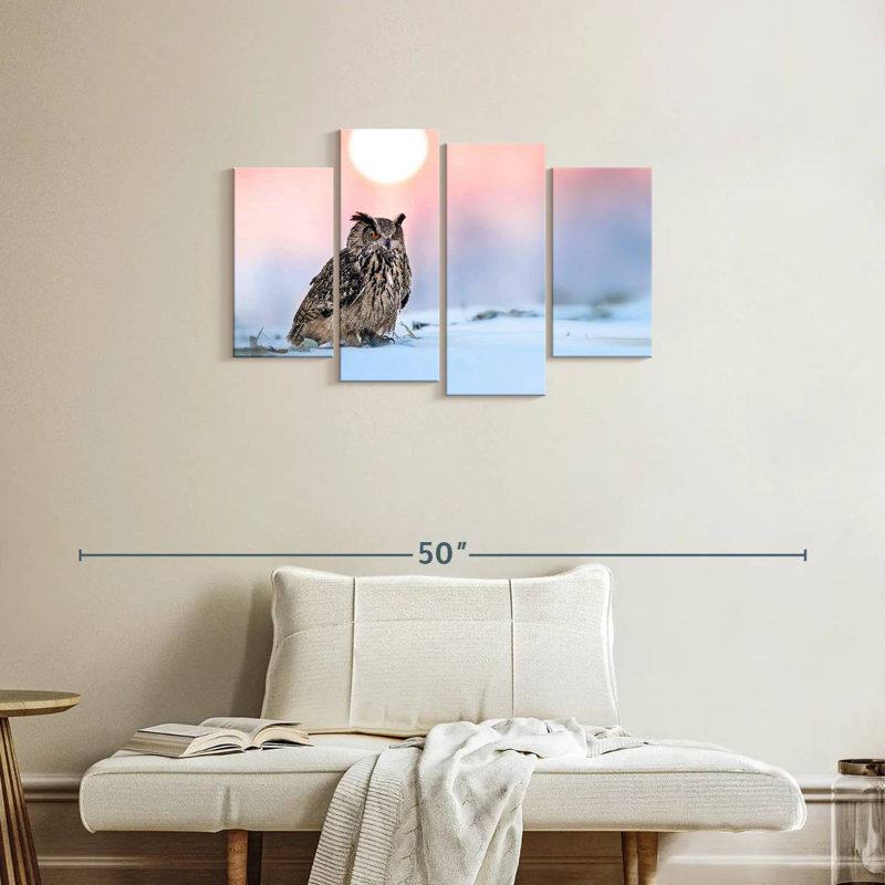 Brampt Enchanting Eagle Owl, 22" H x 36" W