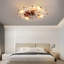 Ventilateur de plafond à profil bas avec télécommande et lumières, ventilateur de plafond industriel moderne intégré-113577099