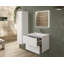 Ensemble de meuble-lavabo mural simple 23 po Jasso Pasadena-497894972