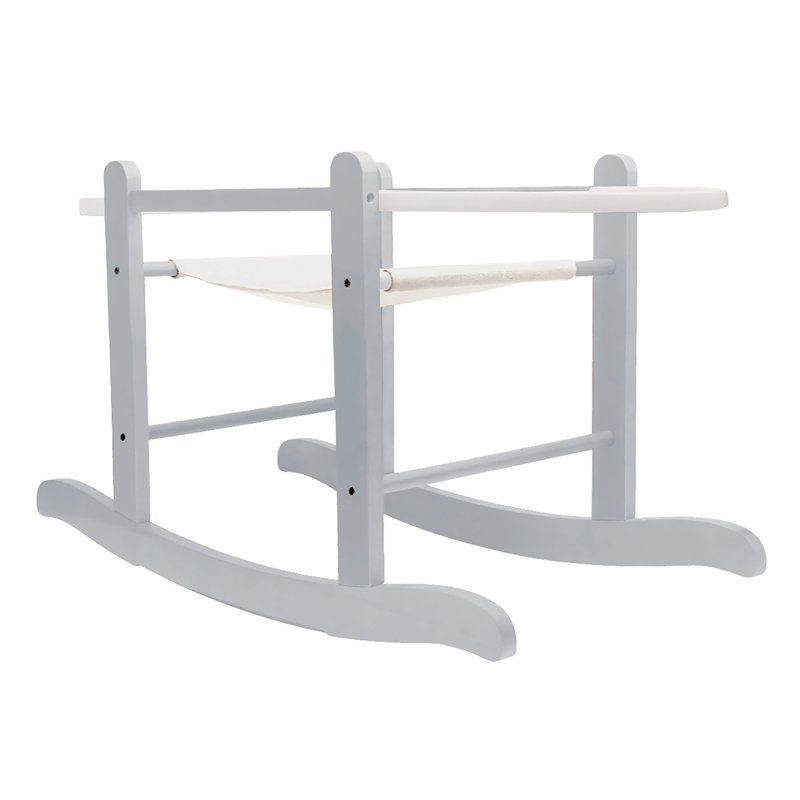 Chester Rocking Moses Basket Stand, Dove Grey