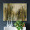 Gold City Shine - reproduction sur toile tendue