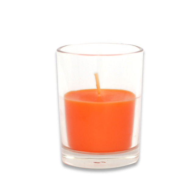 Bougie votive Zest, Orange, Ensemble de 12