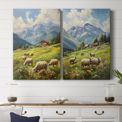 ANIMALS Series CCVVIV - Toile tendue avec châssis de qualité supérieure - Prêt à être accroché
