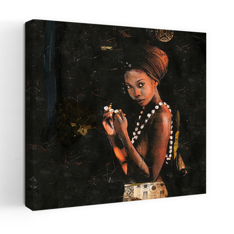 Reine de l'excellence, art abstrait contemporain, H 18 po x l 18 po