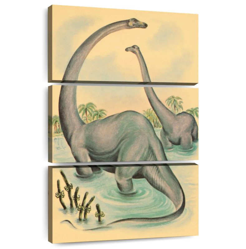 Brampt Jurassic Brontosaurus, 38" H x 24" W