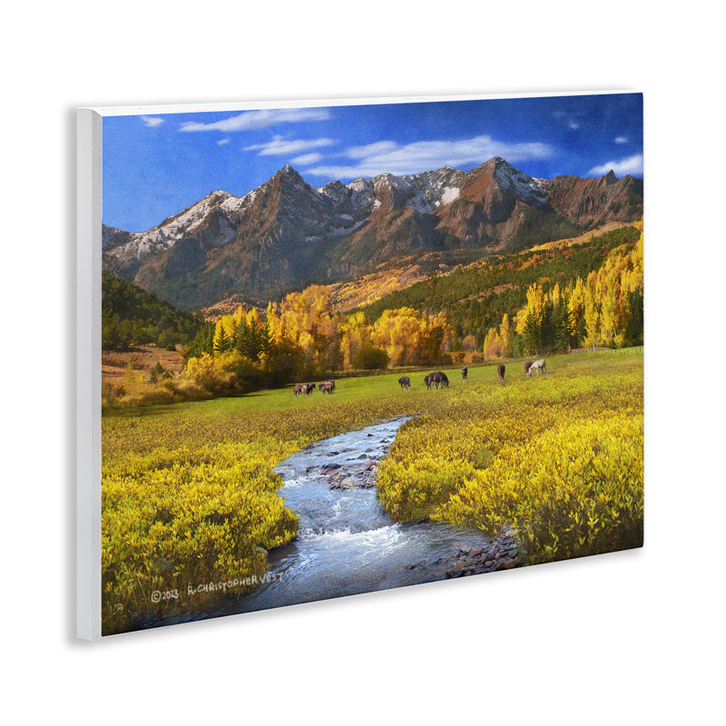 «Horse Ranch Autumn View» par Chris Vest