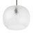 9.75"W Joan Glam Subtle Luster & Black Globe Shade Pendant-1579399181