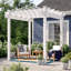 Pergola en vinyle l 7 pieds x P 7 pieds Kingston-1882200601
