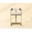 Beaumont Upholstered Bar Stool with Metal Frame