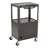 24 in. W 1 -Cabinet AV Cart with Wheels
