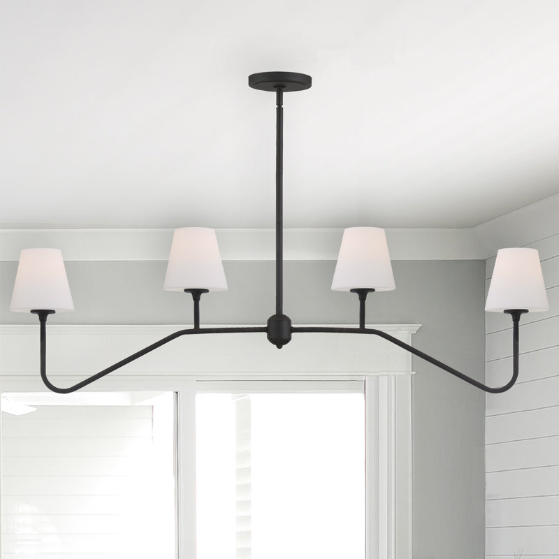 Lane 4-Light Chandelier, Noir, noir, noir, noir