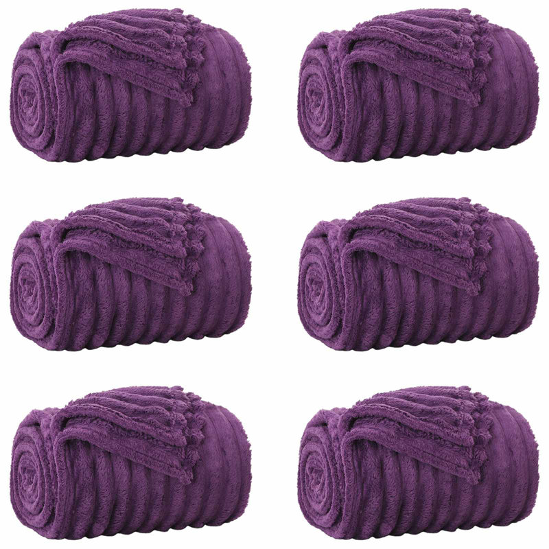 3.2-43 Throw Blanket, Purple, 240cm x 220cm