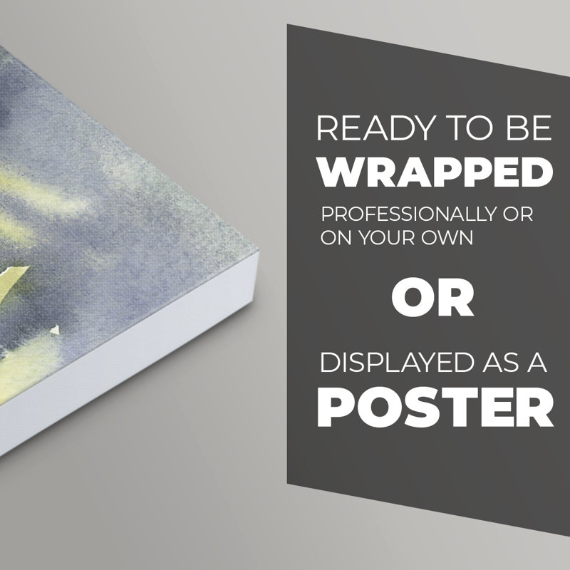 Forsythia Blooms II - Impression sur toile seulement - NON-CADRE, H 36 po x l 24 po