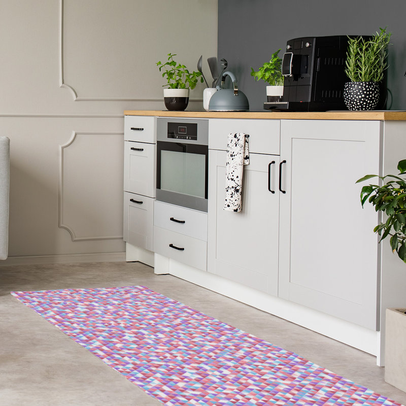 Chenille Geometric Indoor Rug, Runner 2'6" x 8'