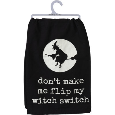  Serviette de cuisine Don't Make Me Flip My Witch Switch - 28 po x 28 po