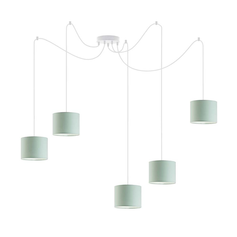 Odonoghue 5 - Light Pendant, White, Mint