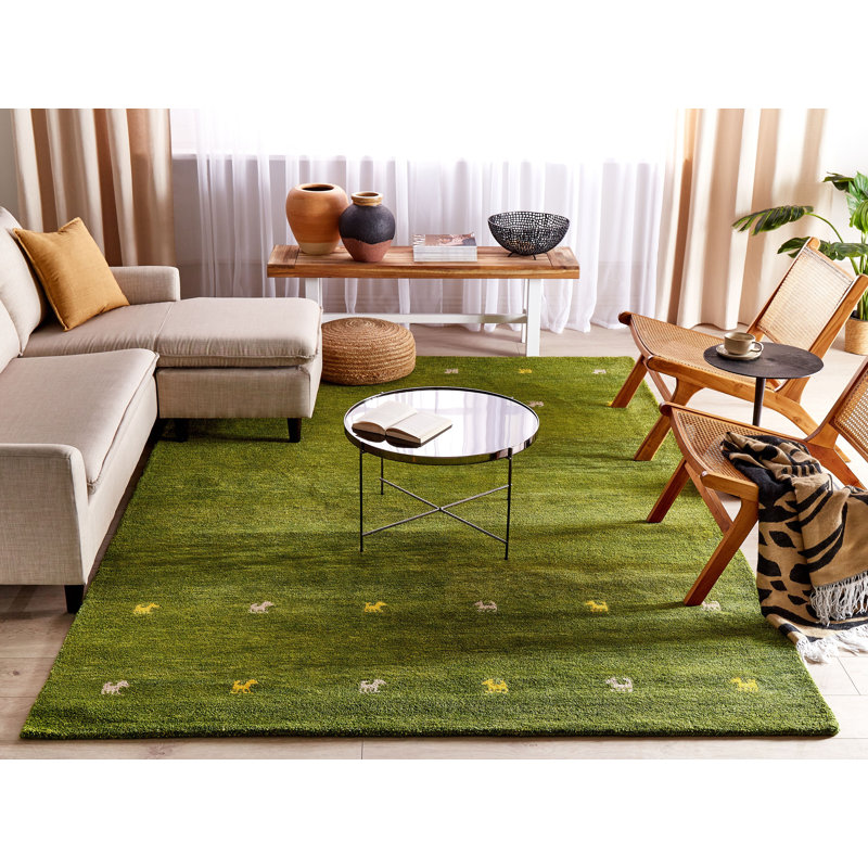 Felten Geometric Wool Hand Woven Area Rug, Rectangle 200 x 300cm