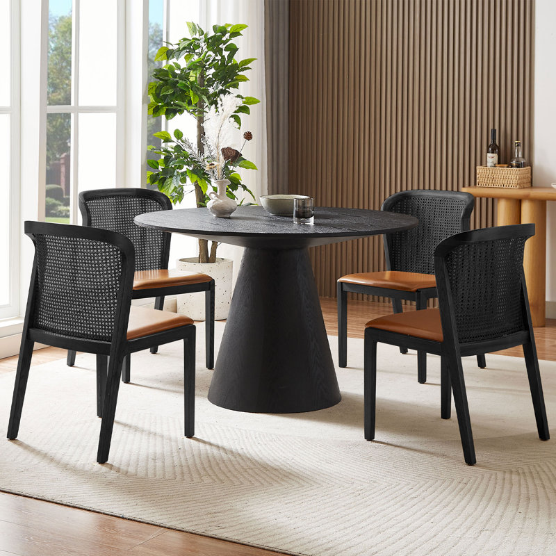 Korentin rond 47,24 po, Noir, noir, noir, noir