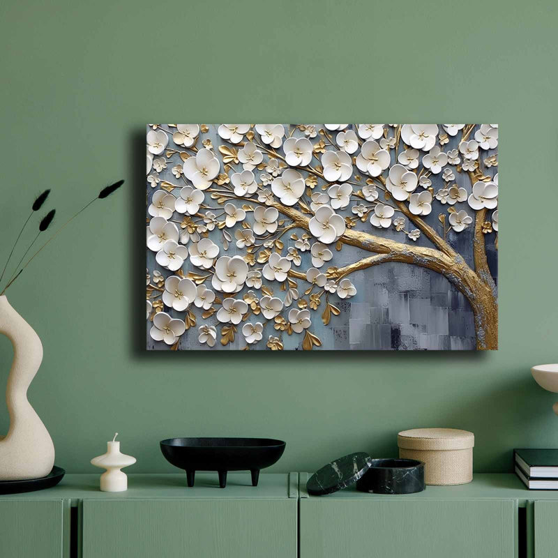 Stunning Decorative Canvas Painting, 17.7 x 27.6 Inches | 100% Canvas (Thickness: 0.1 Inches) on Durable 100% Pine Wood Frame | Perfect for Living Room, Bedroom & Office Decor, Vibrant Colors & Timeless Design