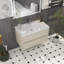 Ensemble de meuble-lavabo simple 35,5 po avec plateau en acrylique Emert-1091767240