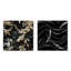 Aurore - Ensemble de 2 collages carrés abstraits-101844277-101844273