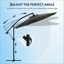 322.6cm Cantilever Parasol