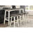 Transitional Bar Stools, Solid Rubberwood, 2pcs, 250lbs 2pcs Wood Transitional, Capacity-410287068
