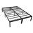King Size Black Steel Modern Platform Foundation For Heavy - Load Tasks Execution, 2000 Pound Capacity, 14 In Height Situations,-1022539360