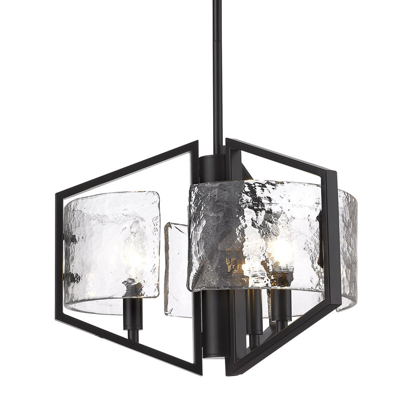 Fennville 3 - Light Matte Black Candle Style Pendant