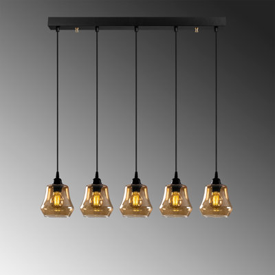 5 - Light Black Kitchen Island Pendant