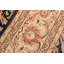 Tapis bleu / ivoire oriental en laine noué à la main 8 pi 1 po x 10 pi 6 po Pauling